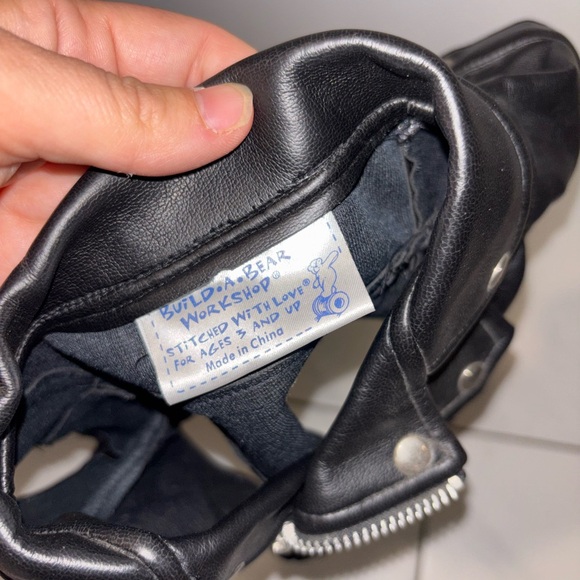 Build-A-Bear Black Harley Davidson Jacket and Cap Set - Picture 5 of 5